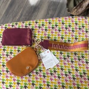 lululemon athletica Purple and Orange Accessories Set